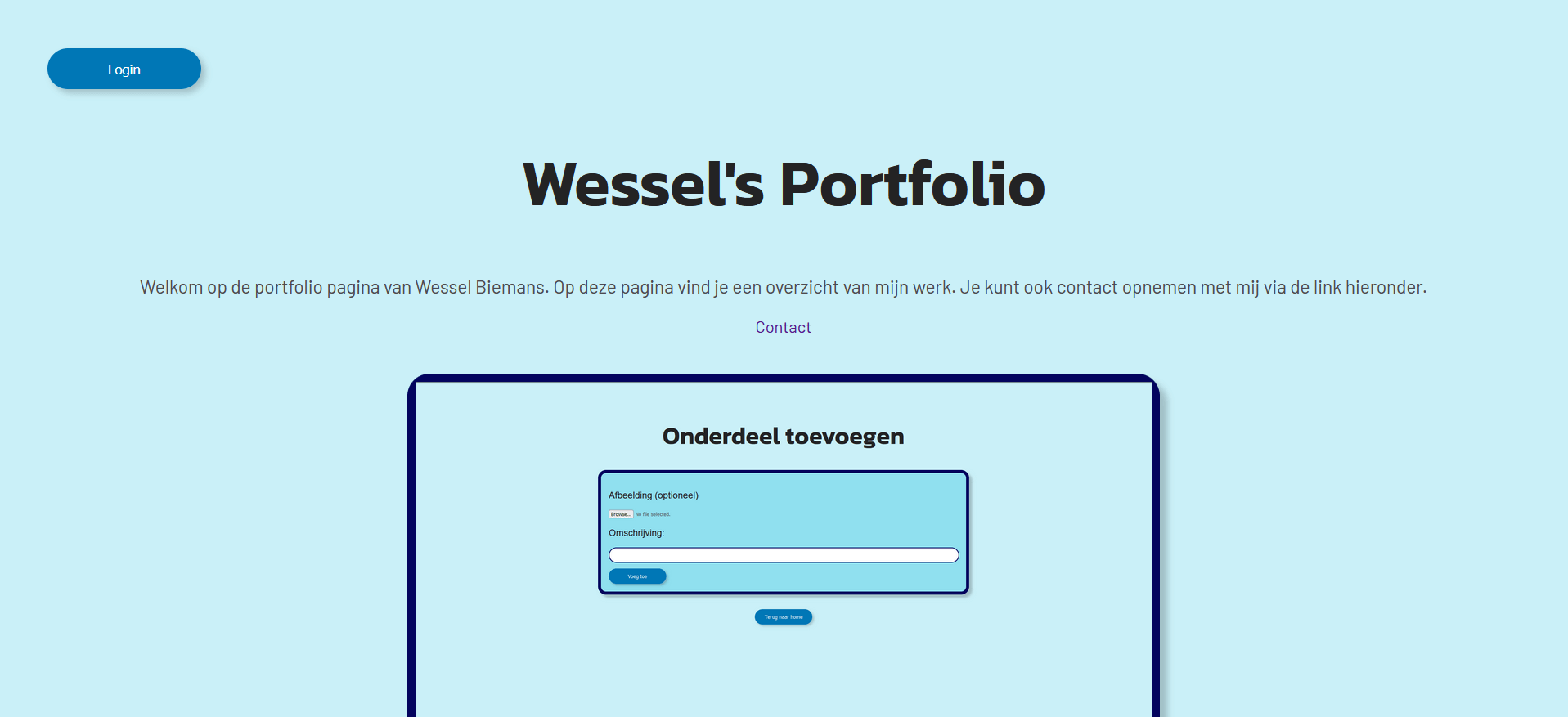 Oude Portfolio Website